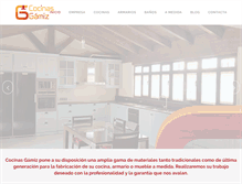 Tablet Screenshot of cocinasgamiz.com